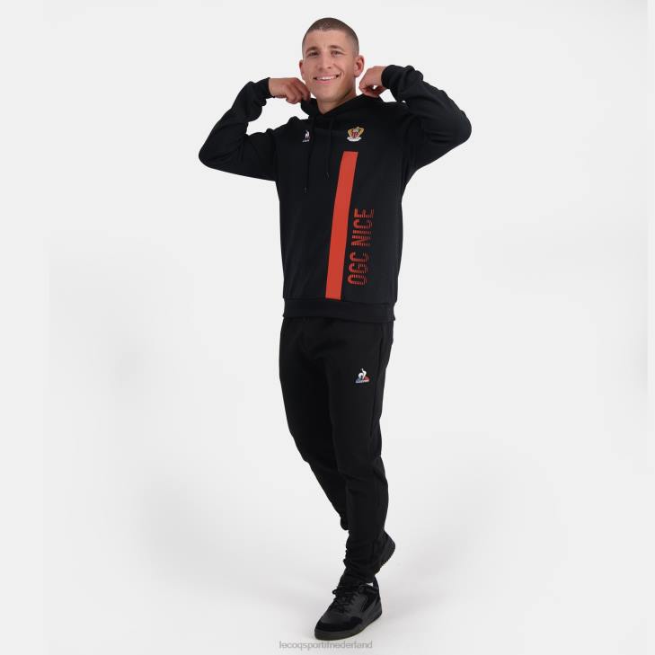 kleding LDBJ15 Heren Le Coq Sportif sweatshirt met capuchon zwart