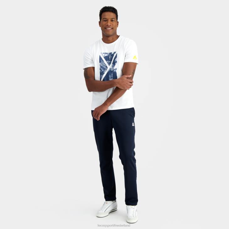 kleding LDBJ160 Heren Le Coq Sportif mode t-shirt wit