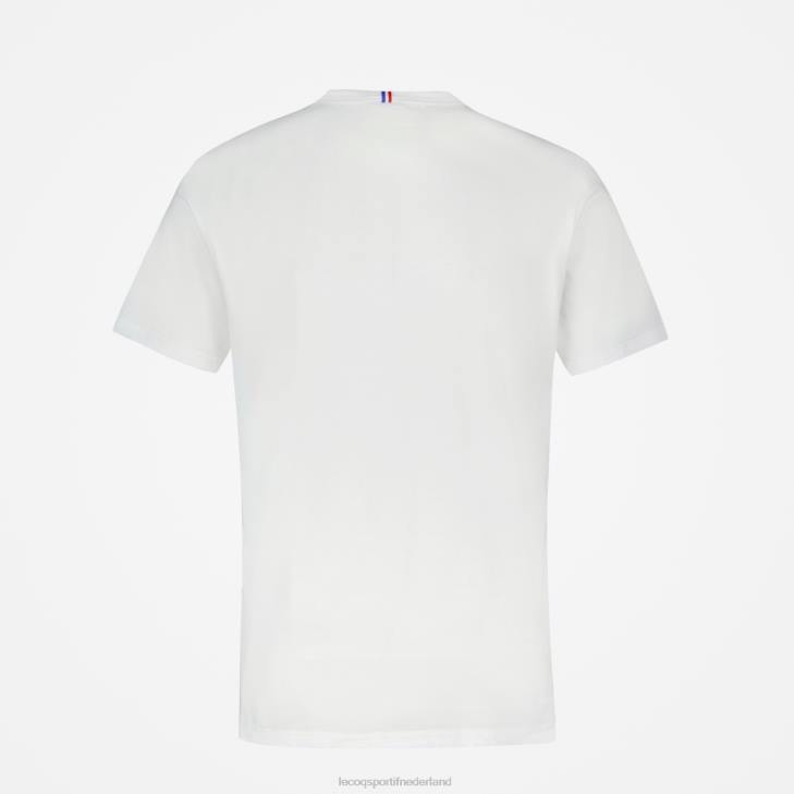 kleding LDBJ162 Heren Le Coq Sportif mode t-shirt wit