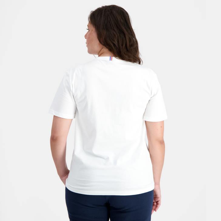 kleding LDBJ162 Heren Le Coq Sportif mode t-shirt wit