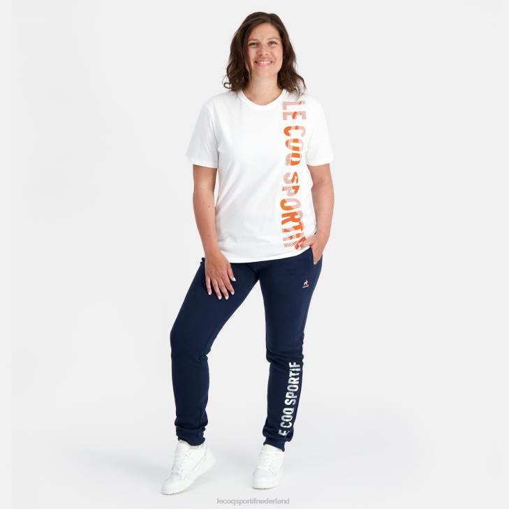 kleding LDBJ162 Heren Le Coq Sportif mode t-shirt wit