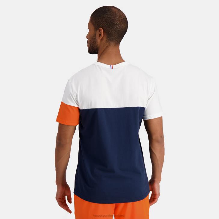 kleding LDBJ163 Heren Le Coq Sportif mode t-shirt blauw