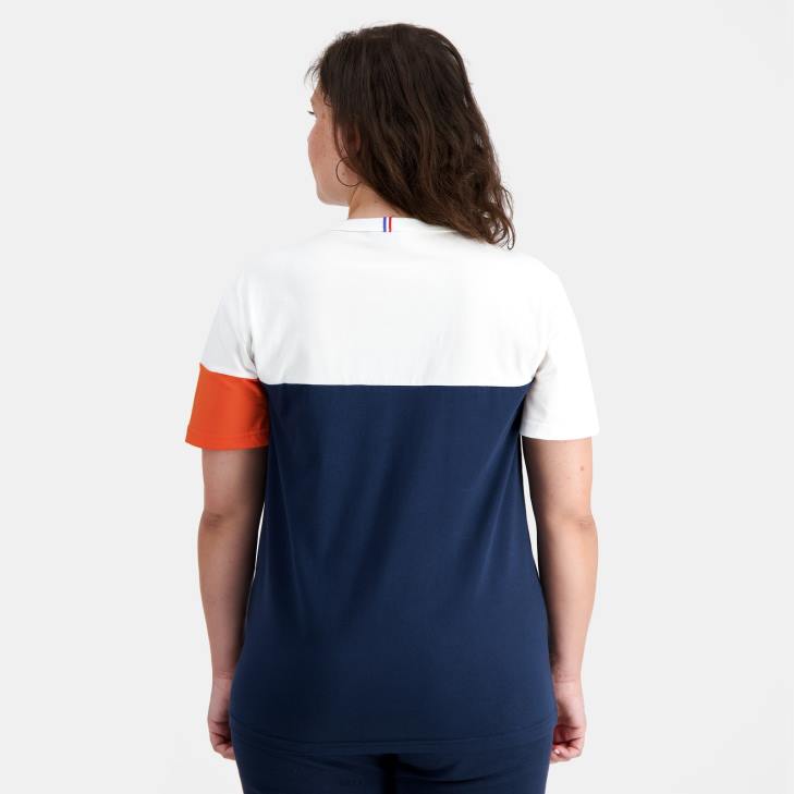 kleding LDBJ163 Heren Le Coq Sportif mode t-shirt blauw