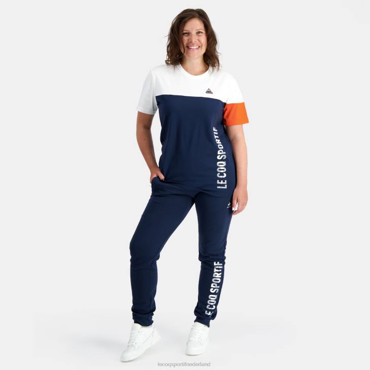 kleding LDBJ163 Heren Le Coq Sportif mode t-shirt blauw