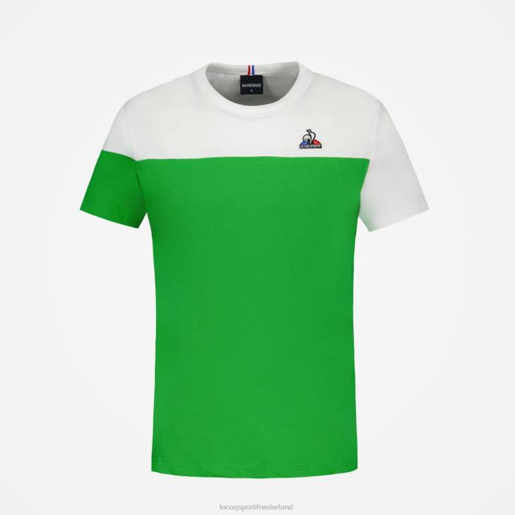 kleding LDBJ164 Heren Le Coq Sportif mode t-shirt groen