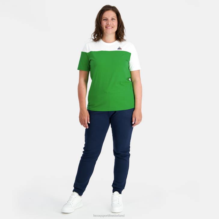 kleding LDBJ164 Heren Le Coq Sportif mode t-shirt groen