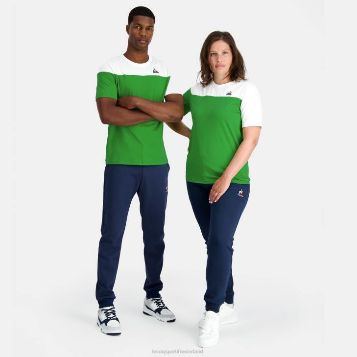 kleding LDBJ164 Heren Le Coq Sportif mode t-shirt groen