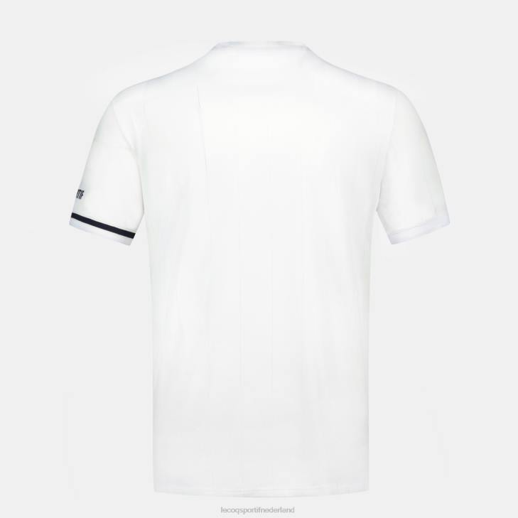 kleding LDBJ165 Heren Le Coq Sportif mode t-shirt wit