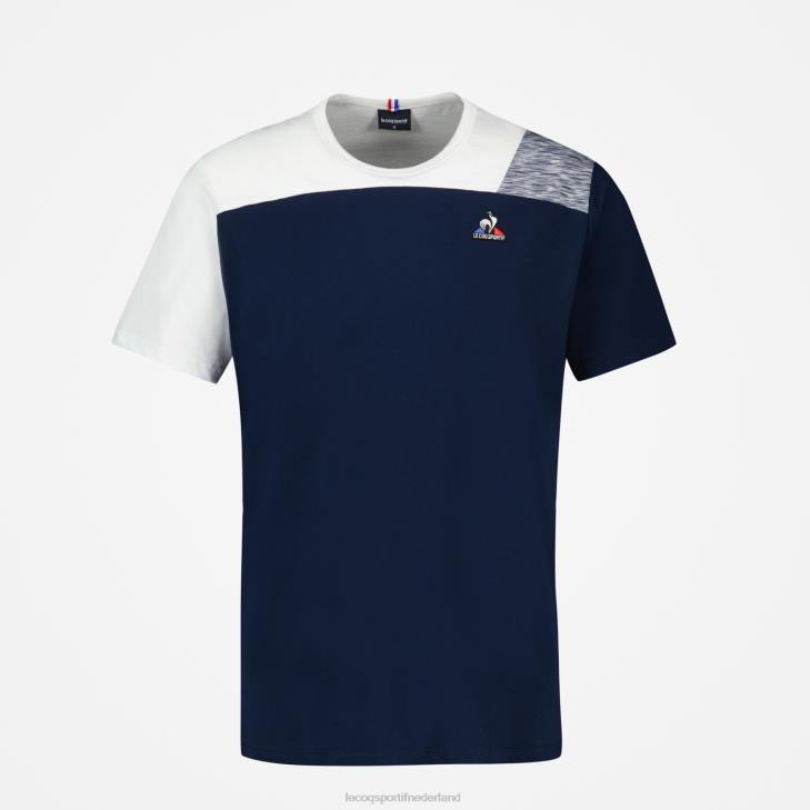kleding LDBJ167 Heren Le Coq Sportif mode t-shirt blauw