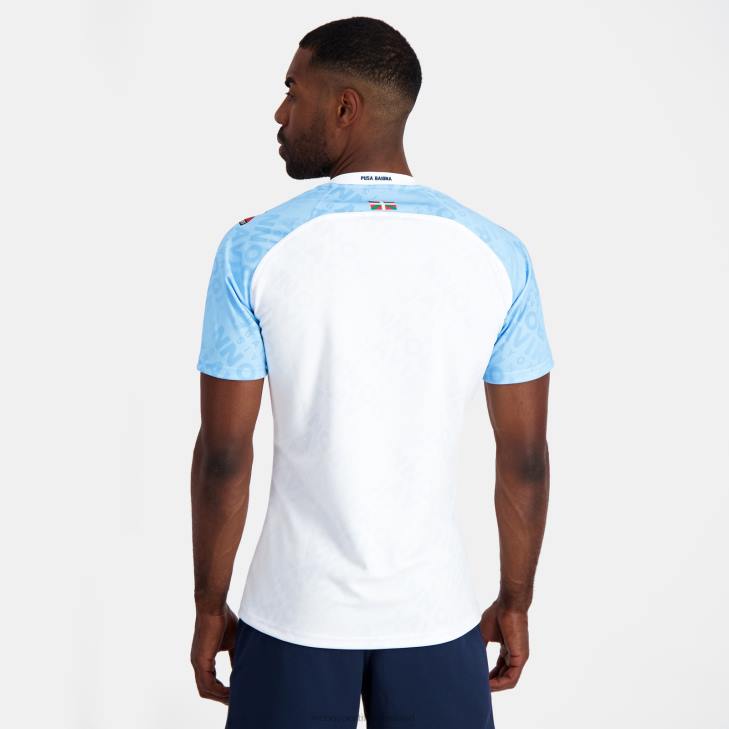 kleding LDBJ168 Heren Le Coq Sportif mode t-shirt blauw