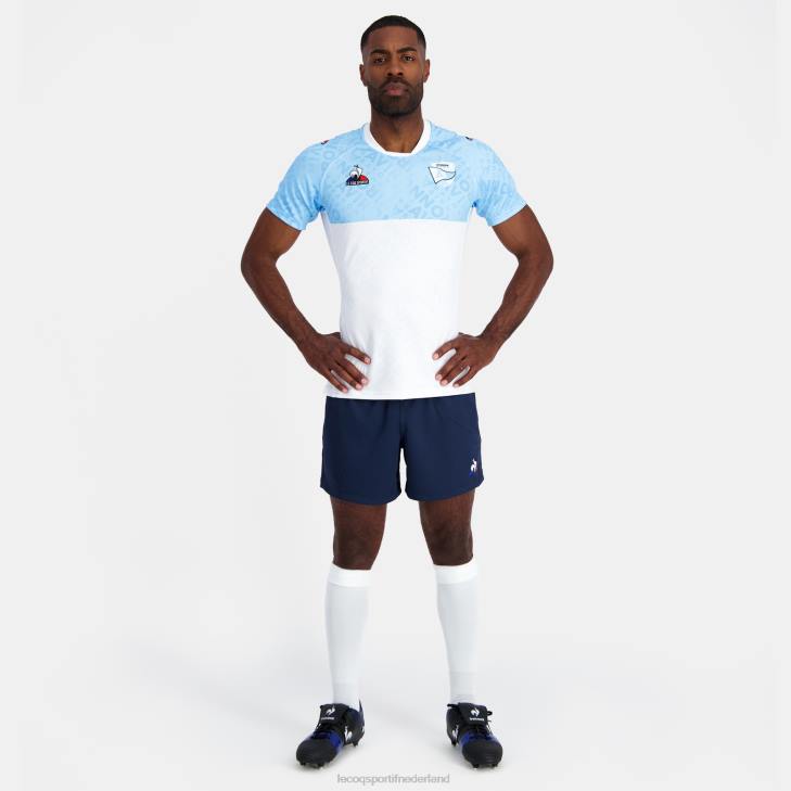 kleding LDBJ168 Heren Le Coq Sportif mode t-shirt blauw