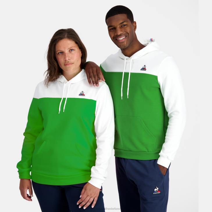 kleding LDBJ17 Heren Le Coq Sportif sweatshirt met capuchon groen