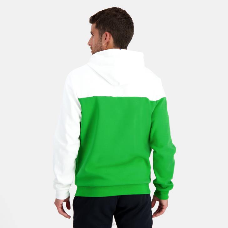 kleding LDBJ17 Heren Le Coq Sportif sweatshirt met capuchon groen