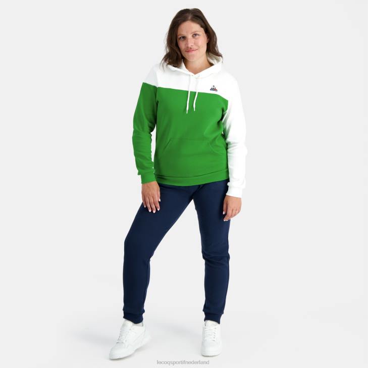 kleding LDBJ17 Heren Le Coq Sportif sweatshirt met capuchon groen