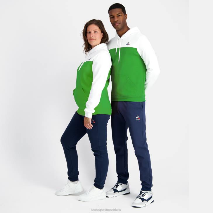 kleding LDBJ17 Heren Le Coq Sportif sweatshirt met capuchon groen