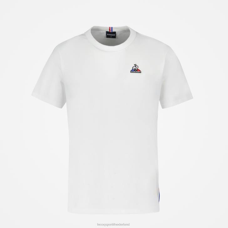 kleding LDBJ170 Heren Le Coq Sportif mode t-shirt wit
