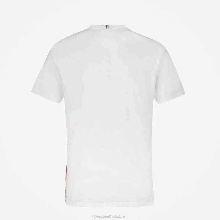 kleding LDBJ170 Heren Le Coq Sportif mode t-shirt wit
