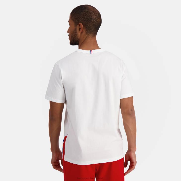 kleding LDBJ170 Heren Le Coq Sportif mode t-shirt wit