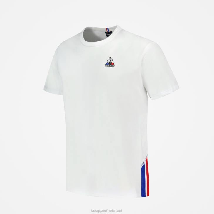 kleding LDBJ170 Heren Le Coq Sportif mode t-shirt wit