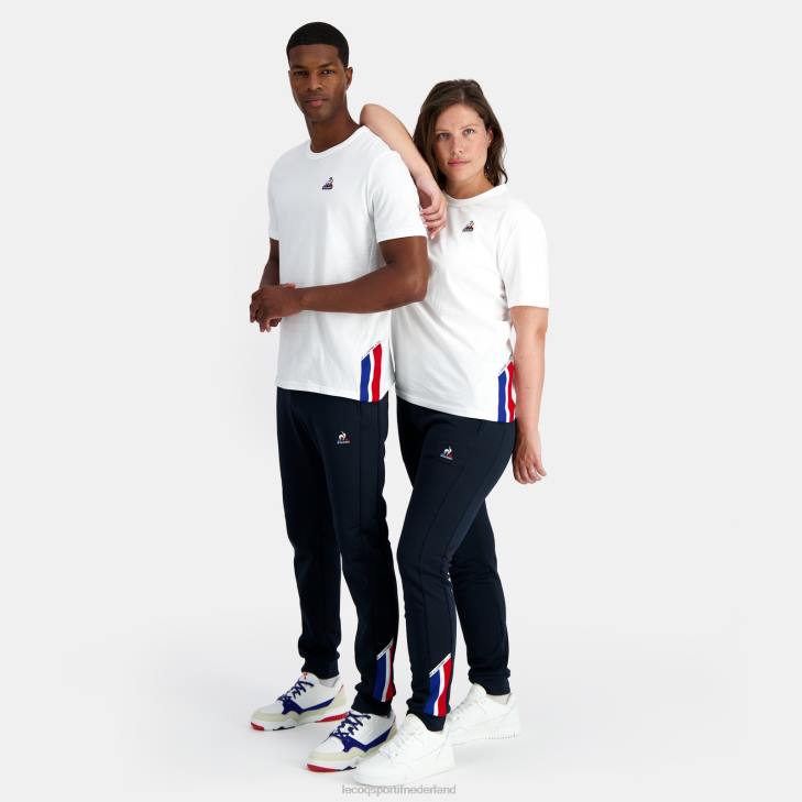 kleding LDBJ170 Heren Le Coq Sportif mode t-shirt wit