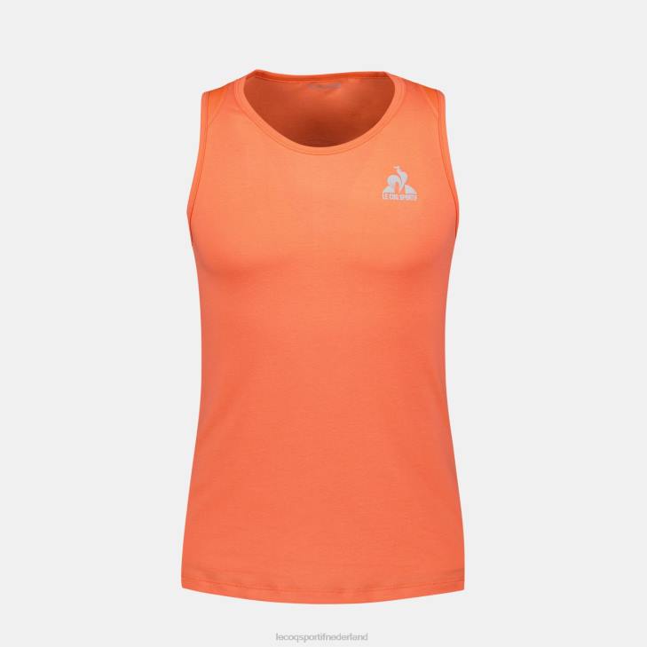 kleding LDBJ175 Heren Le Coq Sportif vesttopje oranje