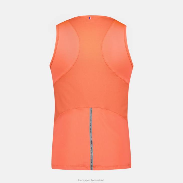 kleding LDBJ175 Heren Le Coq Sportif vesttopje oranje