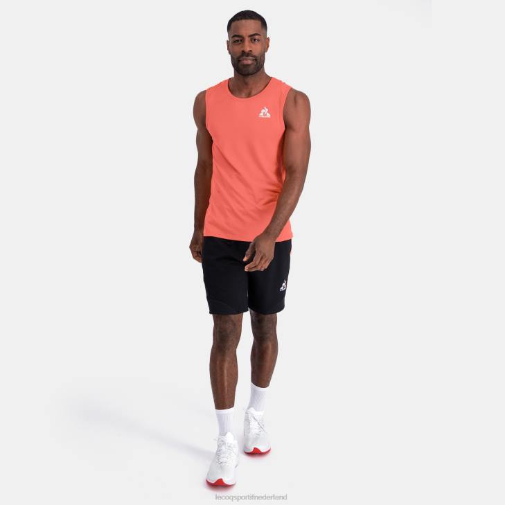 kleding LDBJ175 Heren Le Coq Sportif vesttopje oranje