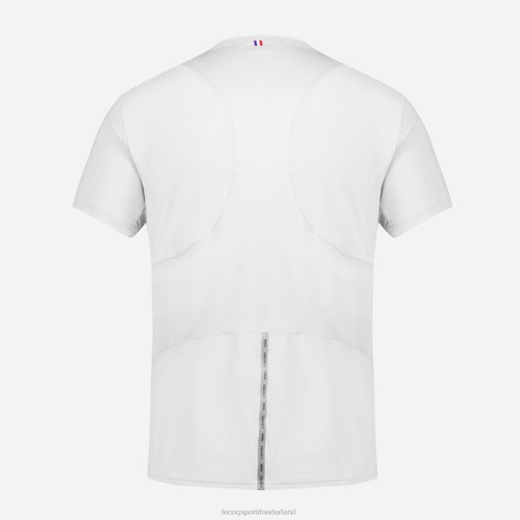 kleding LDBJ176 Heren Le Coq Sportif mode t-shirt wit