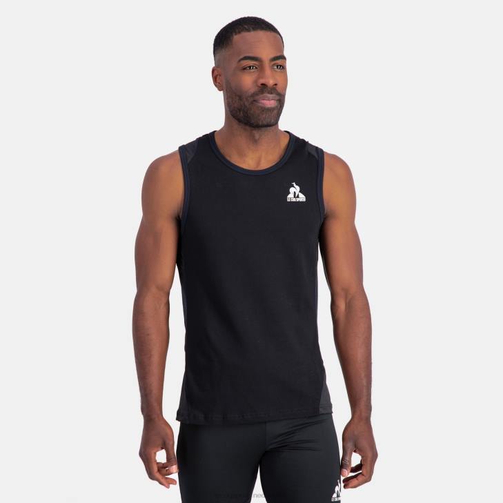 kleding LDBJ177 Heren Le Coq Sportif vesttopje zwart
