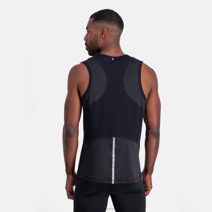 kleding LDBJ177 Heren Le Coq Sportif vesttopje zwart