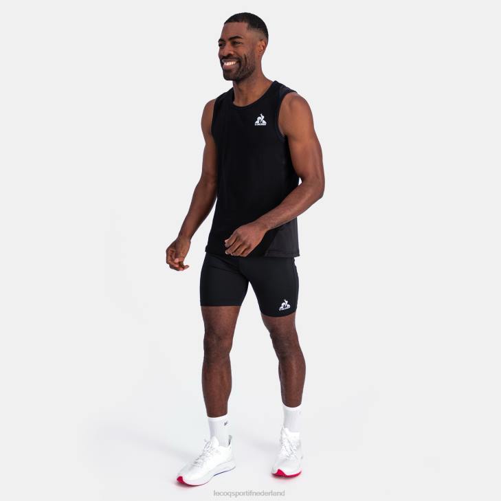 kleding LDBJ177 Heren Le Coq Sportif vesttopje zwart