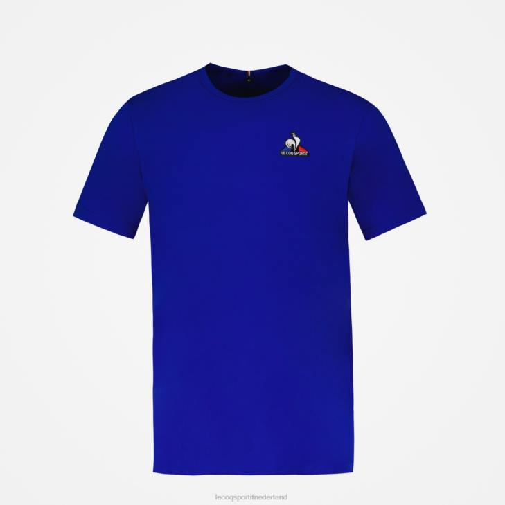kleding LDBJ178 Heren Le Coq Sportif mode t-shirt blauw