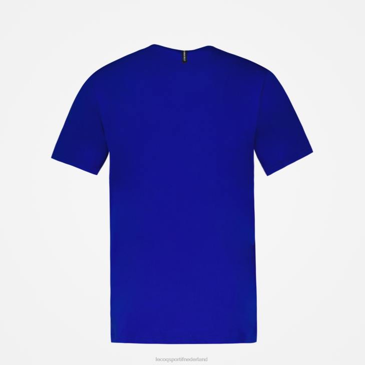 kleding LDBJ178 Heren Le Coq Sportif mode t-shirt blauw