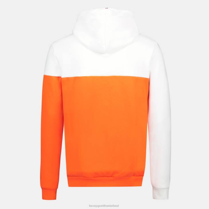 kleding LDBJ18 Heren Le Coq Sportif sweatshirt met capuchon oranje