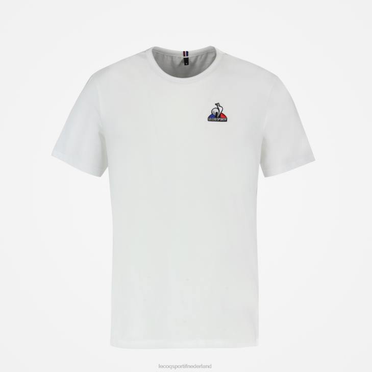 kleding LDBJ180 Heren Le Coq Sportif mode t-shirt wit