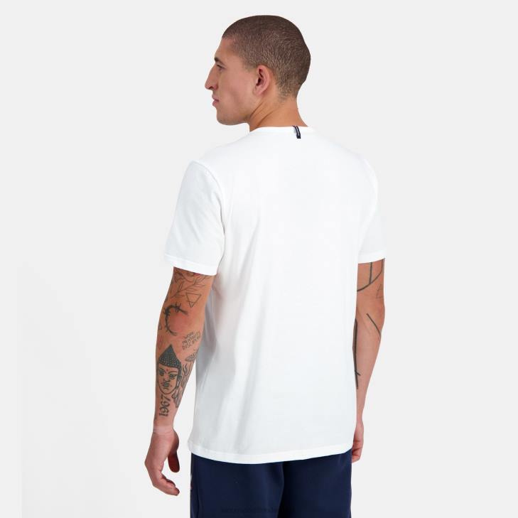 kleding LDBJ180 Heren Le Coq Sportif mode t-shirt wit
