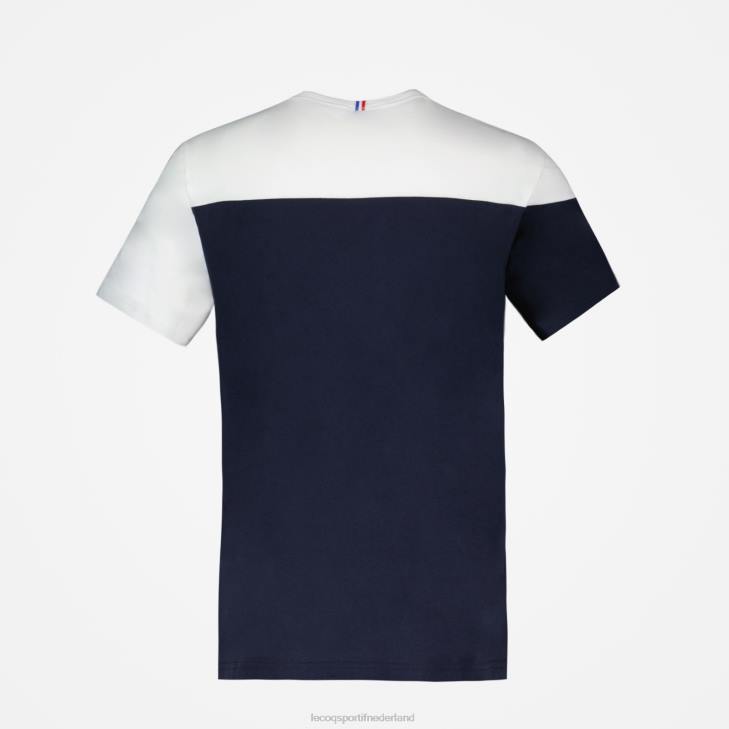 kleding LDBJ182 Heren Le Coq Sportif mode t-shirt blauw