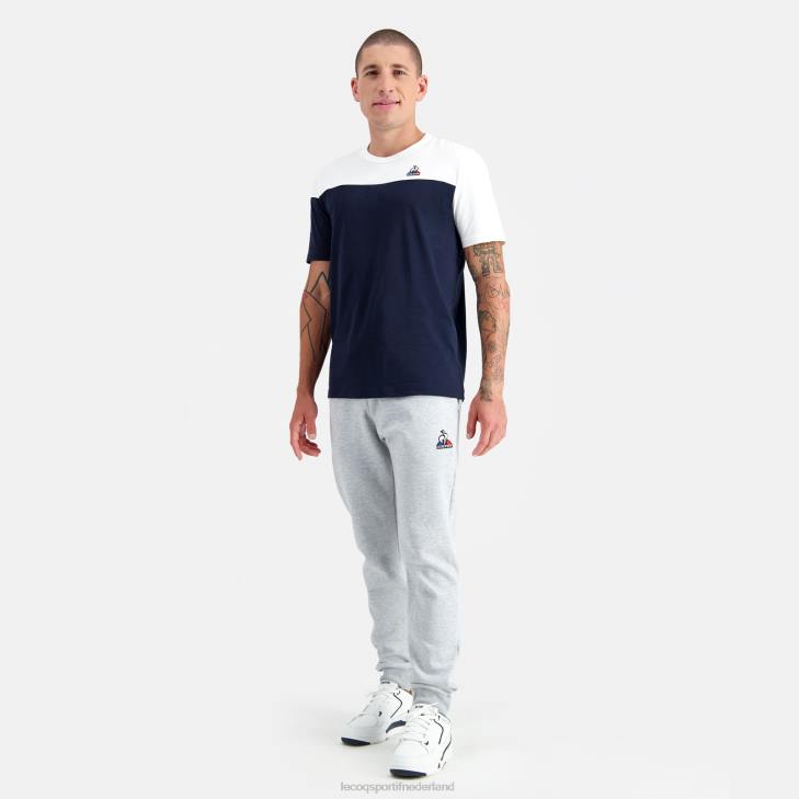 kleding LDBJ182 Heren Le Coq Sportif mode t-shirt blauw