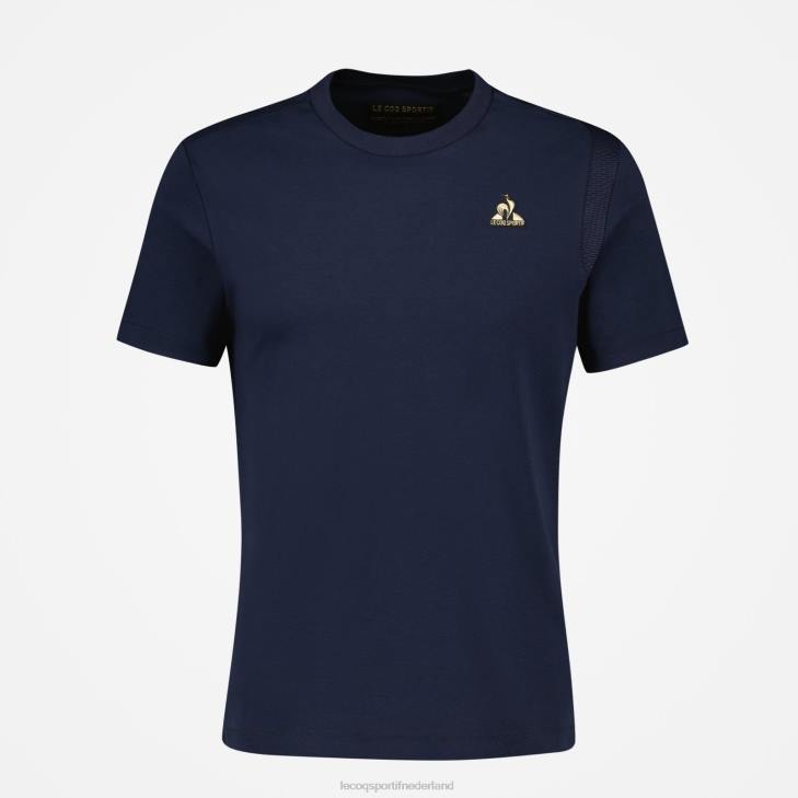 kleding LDBJ183 Heren Le Coq Sportif t-shirtje blauw