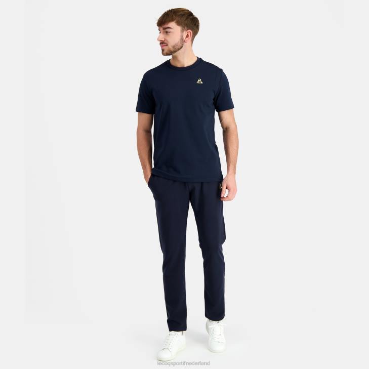 kleding LDBJ183 Heren Le Coq Sportif t-shirtje blauw