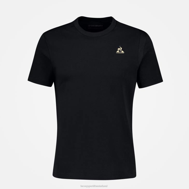 kleding LDBJ185 Heren Le Coq Sportif t-shirt zwart