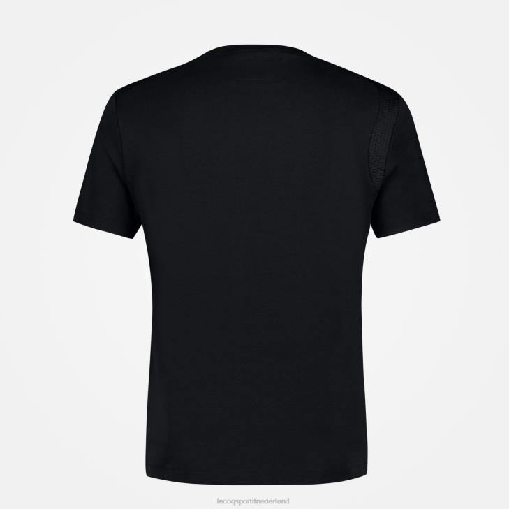 kleding LDBJ185 Heren Le Coq Sportif t-shirt zwart