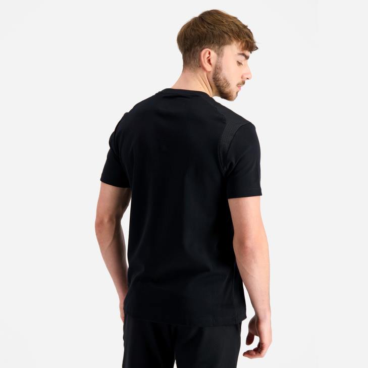 kleding LDBJ185 Heren Le Coq Sportif t-shirt zwart