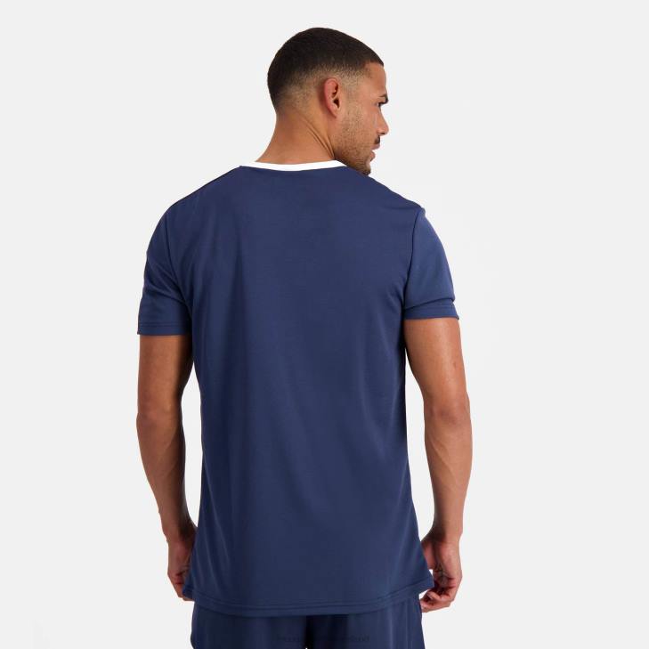 kleding LDBJ187 Heren Le Coq Sportif t-shirtje blauw