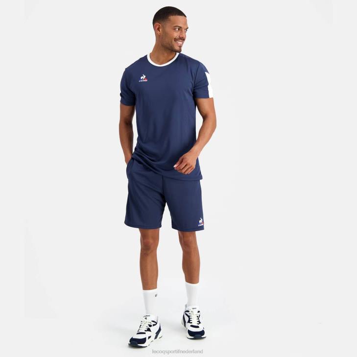 kleding LDBJ187 Heren Le Coq Sportif t-shirtje blauw