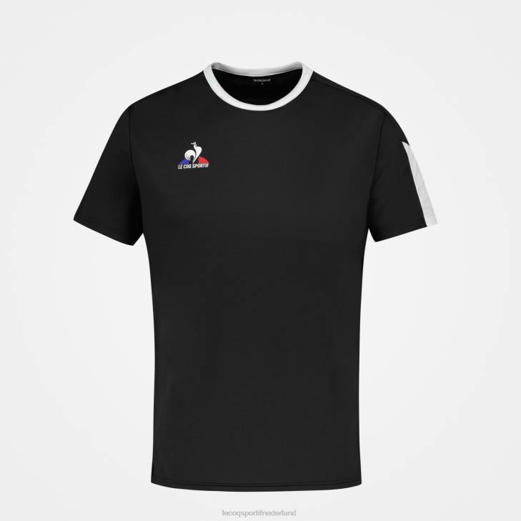 kleding LDBJ188 Heren Le Coq Sportif t-shirt zwart