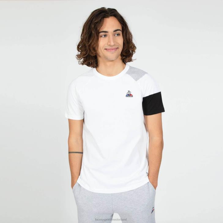 kleding LDBJ189 Heren Le Coq Sportif t-shirtje wit