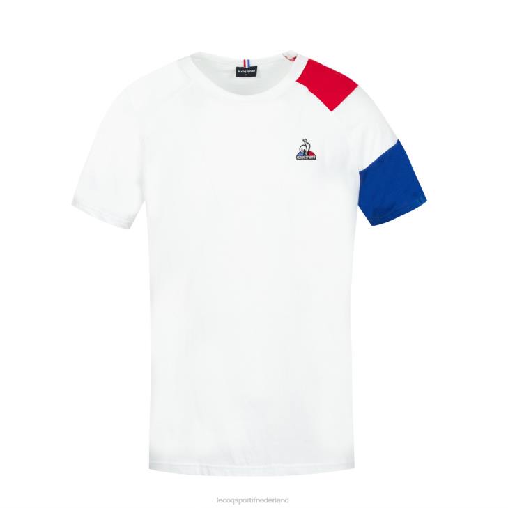 kleding LDBJ191 Heren Le Coq Sportif t-shirtje wit