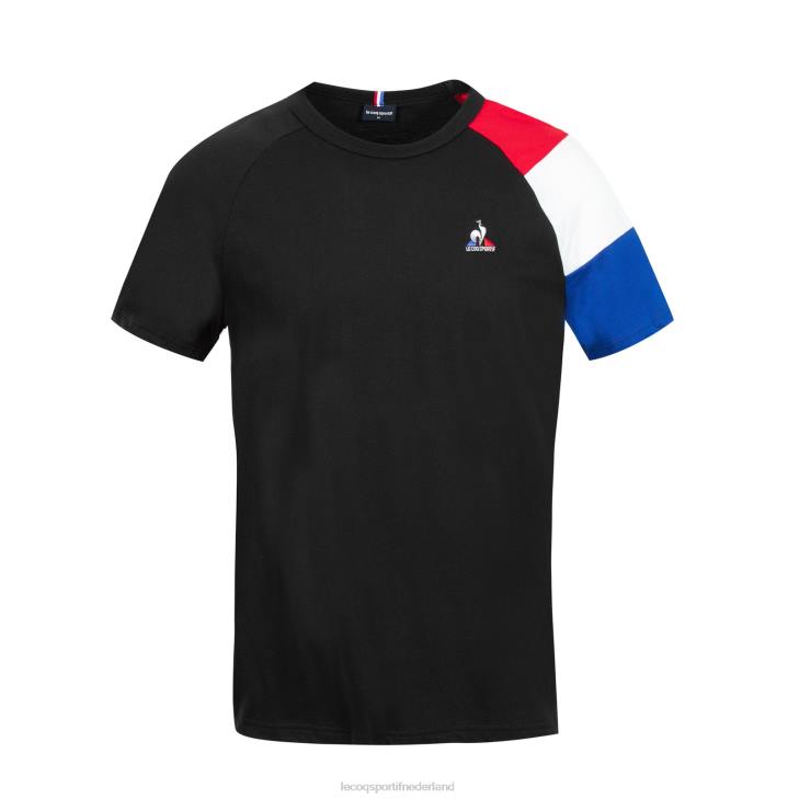 kleding LDBJ192 Heren Le Coq Sportif t-shirt zwart
