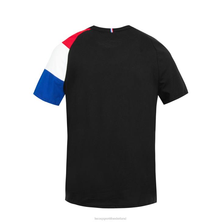 kleding LDBJ192 Heren Le Coq Sportif t-shirt zwart
